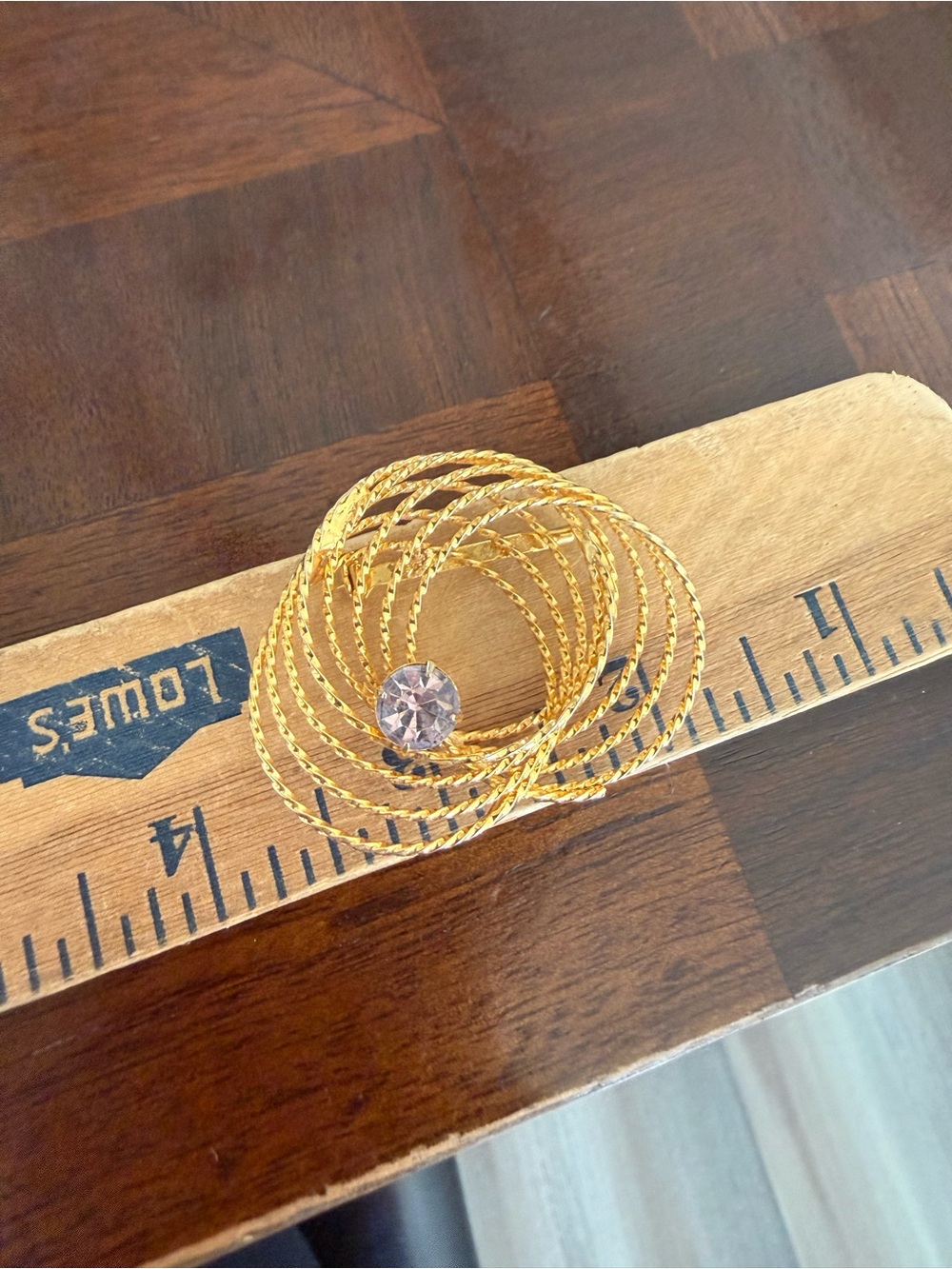 Vintage Gold Tone Brooch